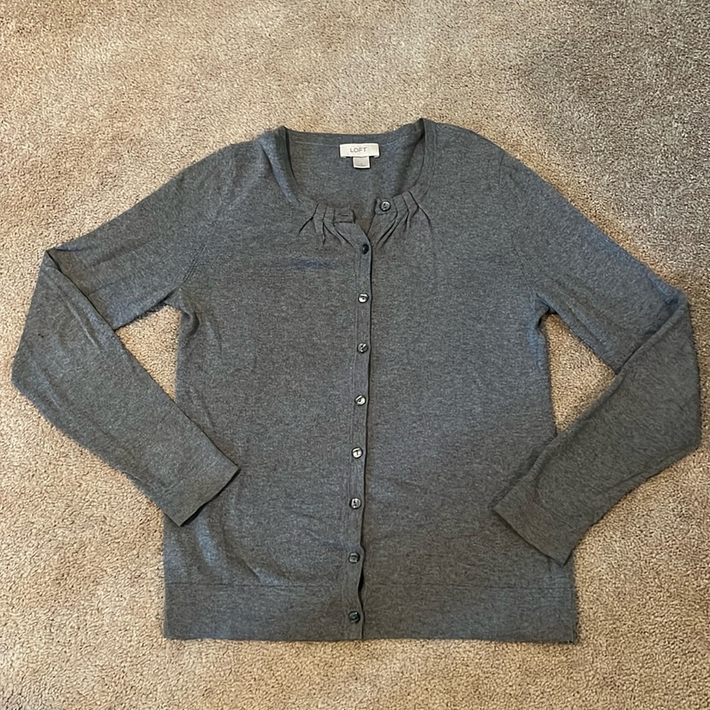 Ann Taylor Loft Modern Crew Cardigan Size Small